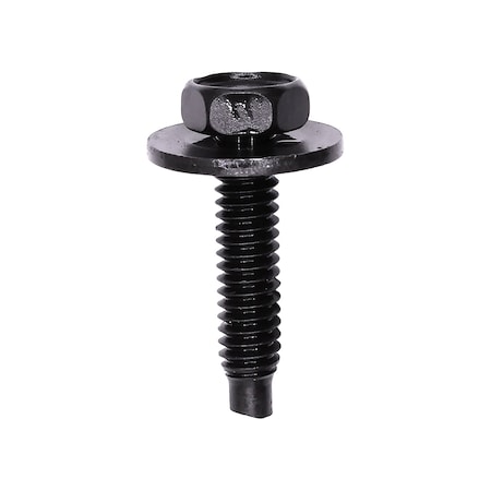 Auveco HEX HEAD SEMS BODY BOLT W/DOG POINT 1/4-20 X 1-3/16 - BLACK, 50PK 24174